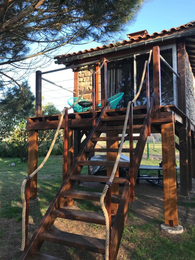 Les Genets Hotel Orleat Bagian luar foto