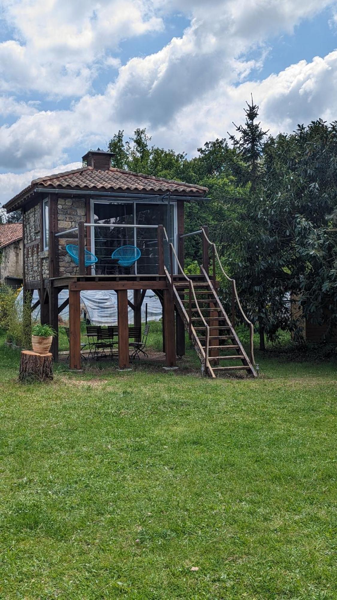 Les Genets Hotel Orleat Bagian luar foto