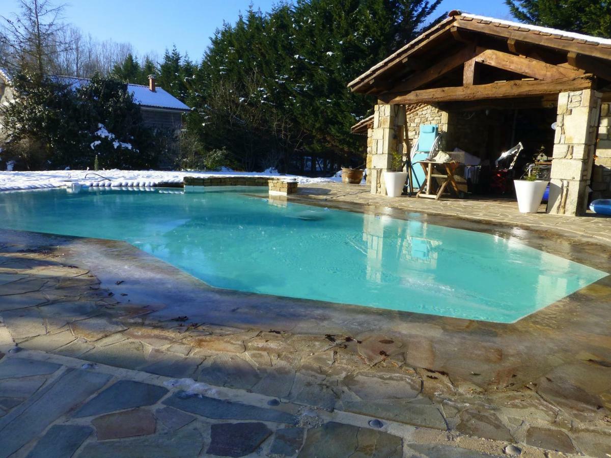 Les Genets Hotel Orleat Bagian luar foto