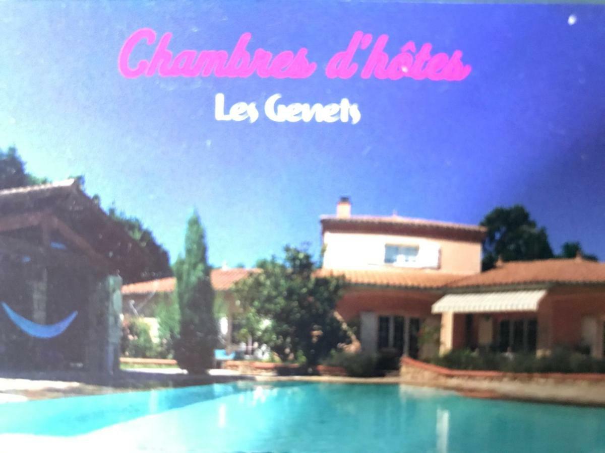 Les Genets Hotel Orleat Bagian luar foto